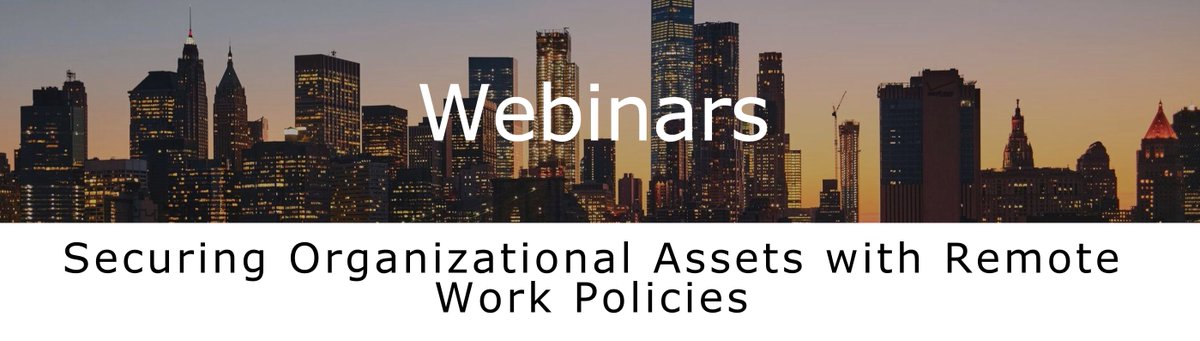 ember_sec's tweet photo. If you missed our #webinar last week, it's now available for download on-demand. Learn more about "Securing Remote Work Environments" with @ember_sec, here: https://t.co/F7NeNceoEc

#COVIDresponse #cyber #cyberhygiene #enterprisesecurity #InfoSec #ondemand #VPNs #WFH https://t.co/rHA8vPEeyR