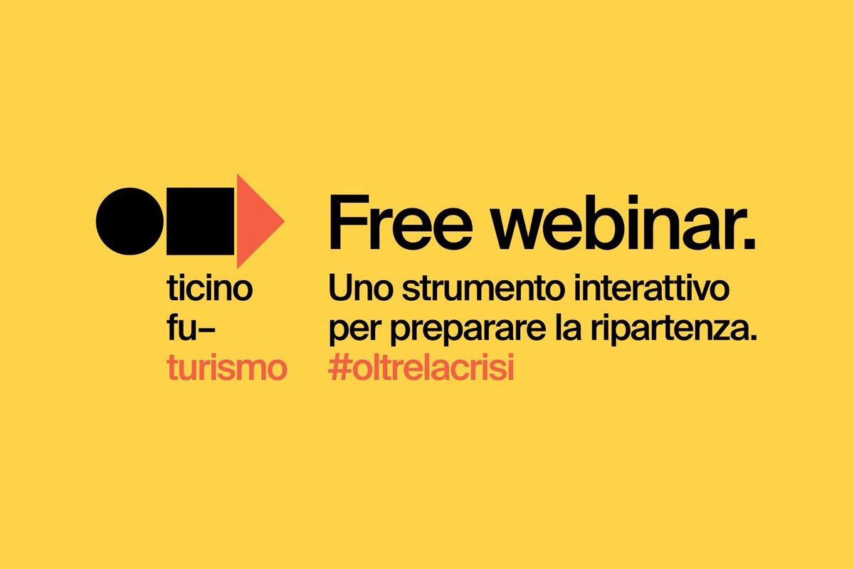 Quattro live talk gratuiti e interattivi con ospiti d'eccellenza, per preparare con positività la ripartenza del turismo ticinese e guardare insieme #oltrelacrisi fu-turismo.ch
