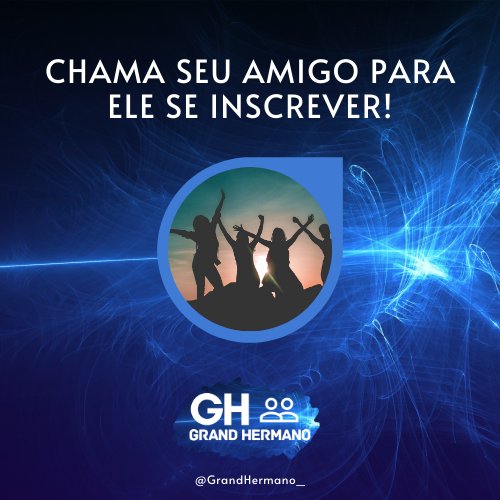 GrandHermano_'s tweet photo. Atenção gente, quem ainda não se inscreveu no #GrandHermano fiquem atentos que restam poucas vagas. FAÇA SUA INSCRIÇÃO! 

link: https://t.co/qRvNXh1Zim https://t.co/gV29muiqGx