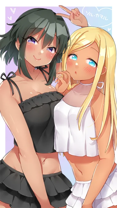 ライラさんとナターリアちゃ 