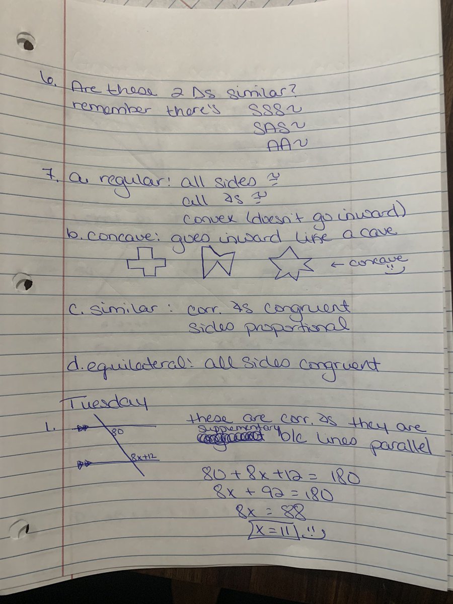 MCEMTHDept's tweet photo. 1st/2nd hour: Geo Weekly Math Review Q2:1 Notes. We are beginning our spiral review. Each page will take 1 to 2 days. I’ve worked several problems. If you need me to work more, please let me know. Thanks for working so hard! https://t.co/iMJqD7Plr9