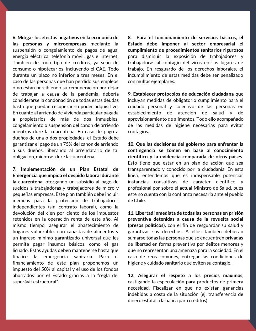 poderparqueram1's tweet photo. En el actual contexto de crisis sanitaria y social, y frente a la respuesta neoliberal del gobierno, la cual precariza más nuestras condiciones de vida, la Coordinadora de Asambleas Territoriales de Ñuñoa (CAÑU), hace la siguiente declaración pública 👇🏻 https://t.co/ICo9xWZOIr