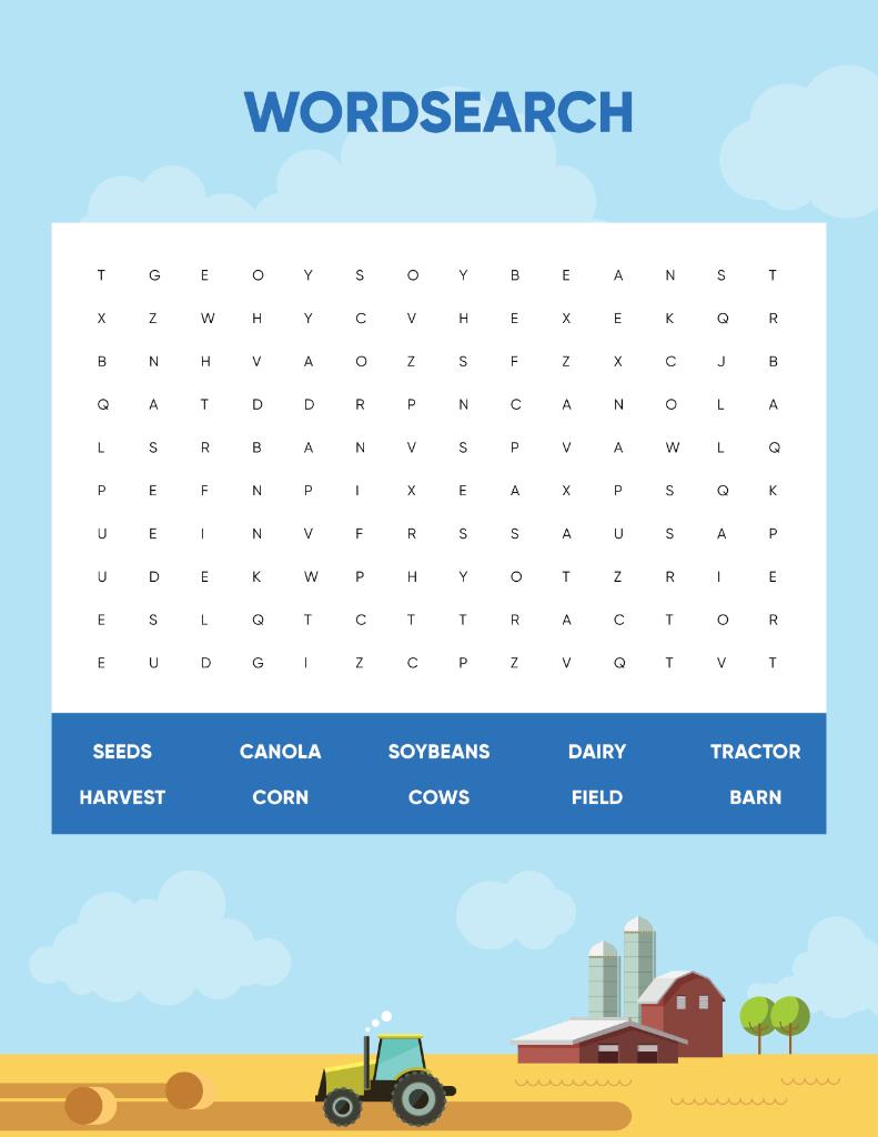 Looking for a fun challenge to keep the kids entertained? Save and print our word search and crossword games below! 🖨👇 #CdnAg