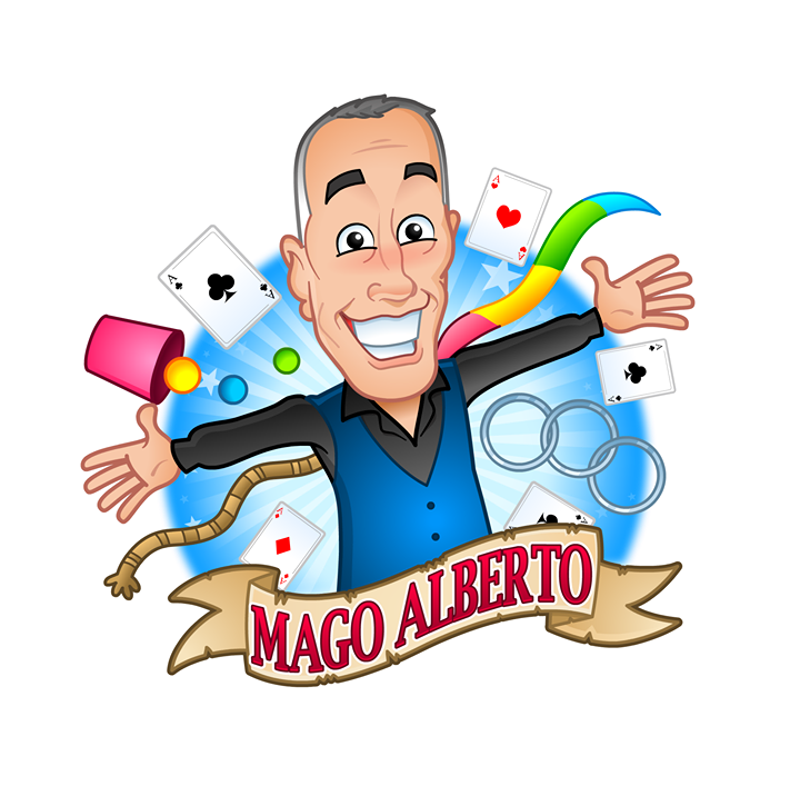 LOOKcreativeUK's tweet photo. Here is a new logo that I worked on recently for an entertainer based in Italy, Mago Alberto https://t.co/F5nusYQxX7