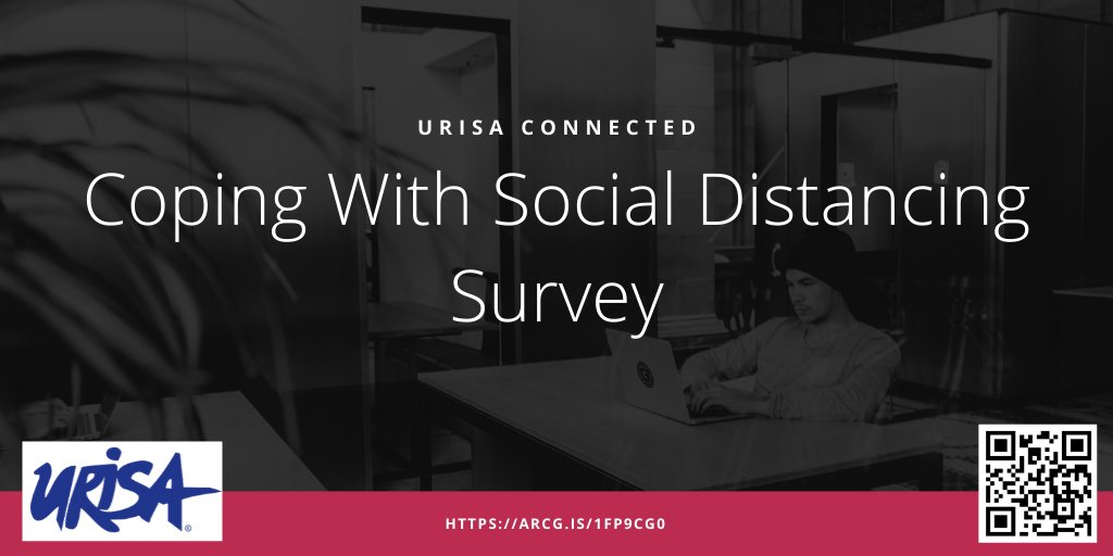 URISA's tweet photo. How are you doing? @URISA is gathering information about how our community is coping with the practical and emotional challenges of social distancing. Please take a moment to complete our survey: https://t.co/6l5VHWQgPN
#URISAConnected #GISatHome @URISAVC @GISCorps https://t.co/hC5eJ47Izv