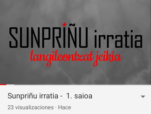 sunprinu's tweet photo. Entzungai dago SUNPRIÑU IRRATIAREN lehenengo saioa. 
Perfileko biografian duzue bideoa ikusteko lotura
https://t.co/05q5e0ylhC

Larraundik lau haizeetara! https://t.co/bn1enbui06