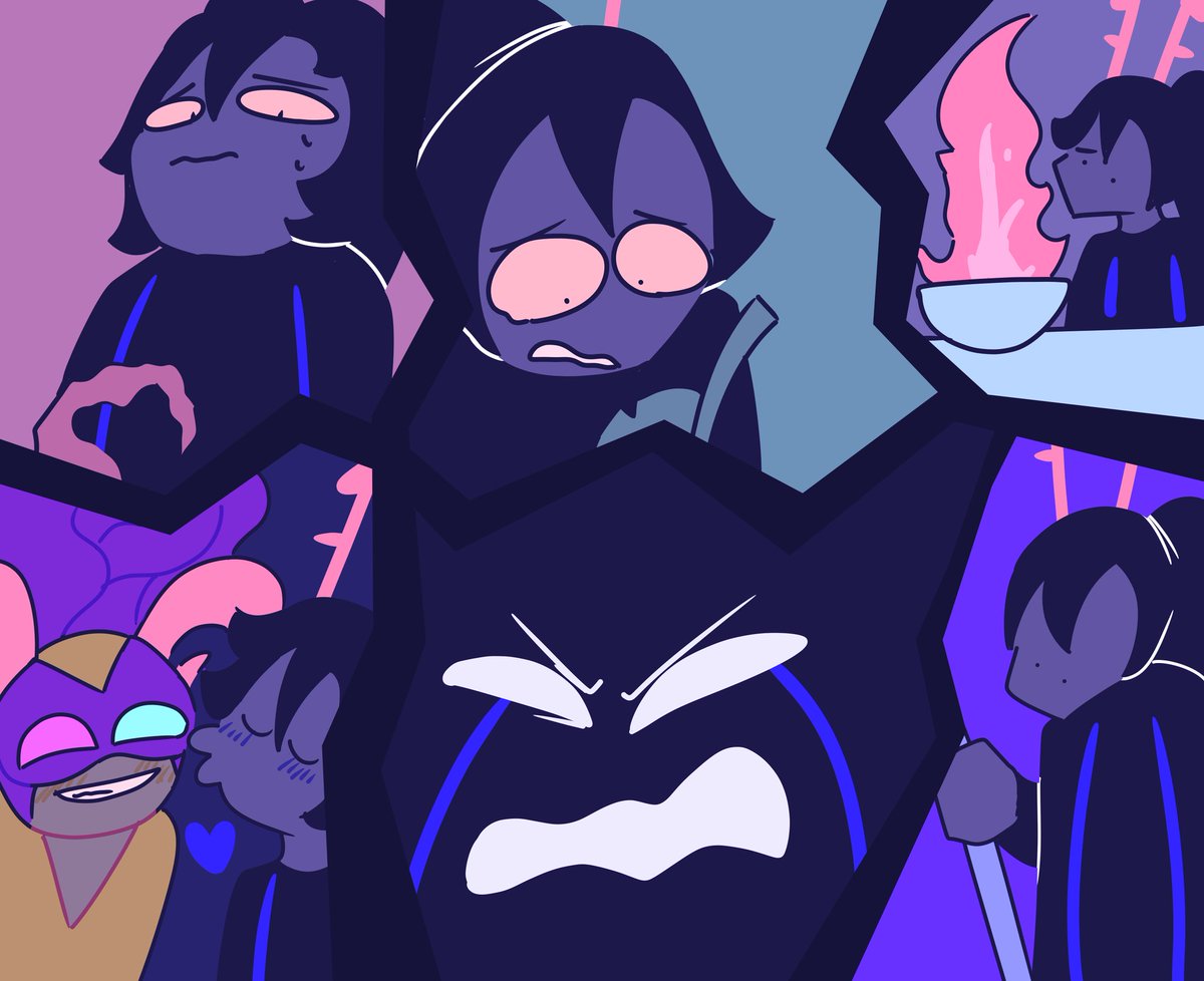 turkey_korvid's tweet photo. #FAweek day 4: panel redraw
Today I bring you two indigo boys
#DGMSPFA @UntitledFa #fantroll https://t.co/oyMmtZJPBy