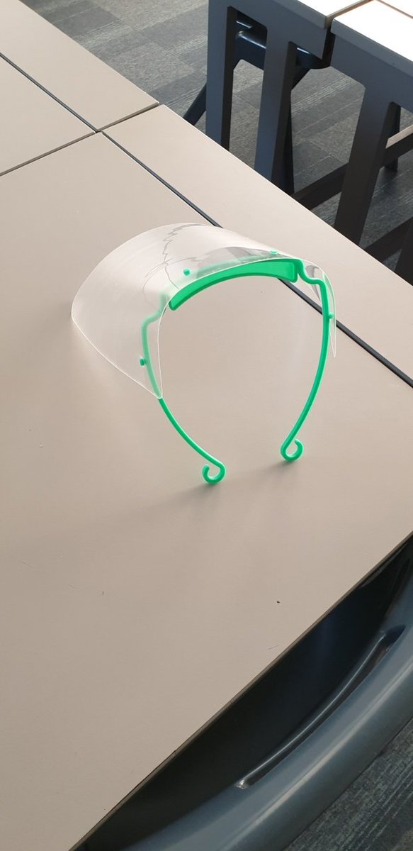 TechBrechin's tweet photo. Along with other Tech depts in Angus we have been working on producing visors for the NHS. Great effort. Back tomorrow to make more. #SupportourNHS @MonifiethHigh @FATech_Ed @CHS_Technical @WebstersHigh @TechBrechin @montrose_acad @ArbroathHigh @ArbAcad_CompSci https://t.co/rVOqkMbpkW