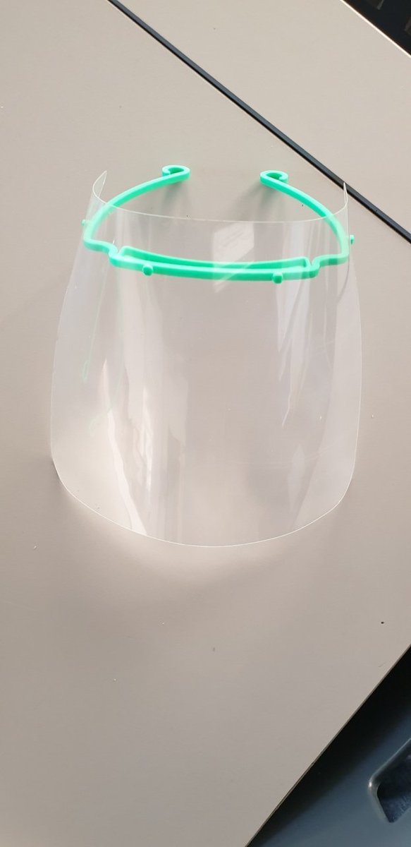 Along with other Tech depts in Angus we have been working on producing visors for the NHS. Great effort. Back tomorrow to make more. #SupportourNHS <a href="/MonifiethHigh/">Monifieth High</a> <a href="/FATech_Ed/">Forfar Acad Tech_Ed</a> <a href="/CHS_Technical/">CHS Technical Dept.</a> <a href="/WebstersHigh/">WebstersHigh</a> <a href="/TechBrechin/">Brechin High Tech</a> <a href="/montrose_acad/">Montrose Academy</a> <a href="/ArbroathHigh/">Arbroath High School</a> <a href="/ArbAcad_CompSci/">Arbroath Academy Computing Science</a>