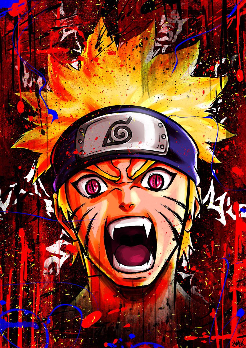 𝑑𝑤𝑎𝑟𝑥 𝑎𝑟𝑡 Naruto Kyubi Ma Forme Prefere De Naruto N Hesitez Pas A Me Dire Quel Est La Votre