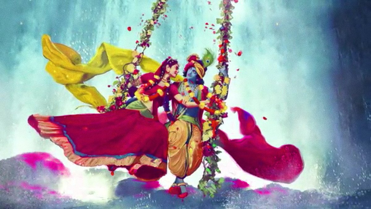 before I start this is so beautiful, I'm in love with it ♡ #radhakrishn