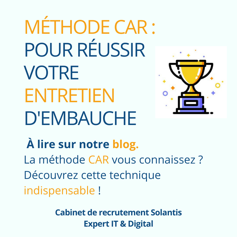 SolantisCabinet's tweet photo. [NOUVEL ARTICLE - spécial candidats 📰] La méthode CAR : vous connaissez ❓
➡️À lire sur notre blog : https://t.co/HMIbkomkJW

#blogrh #recruitment #recrutement #solantis #jobopportunity #emploi #jobsearch #blog #actus #coronavirus #economie #ressourceshumaines #job #candidats https://t.co/oDAhOKEIWq