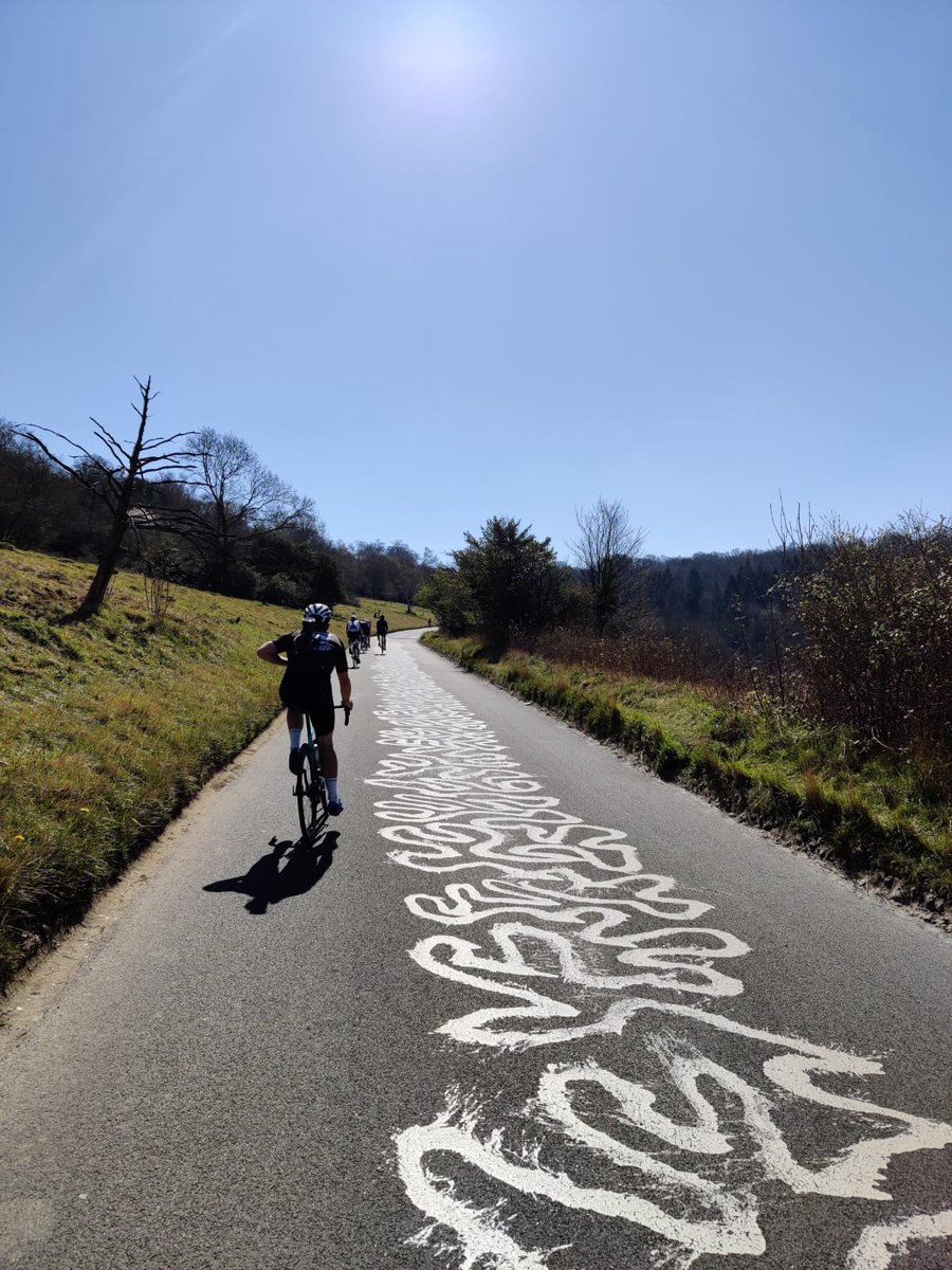 Here is how @TheTimes is manipulating images to show something that isn't actually happening.

Compare the photo from @TheTimes, taken with a telephoto lens to compress the image, with the real distance taken by somebody in that very group.
