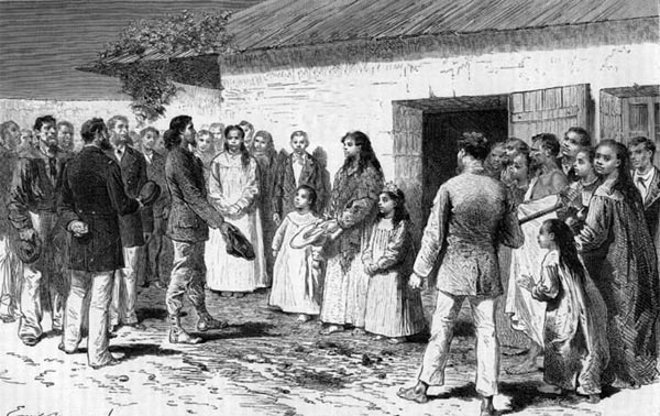 Lors de son annexion par le Chili en 1888, l'île ne compte plus que 100 habitants locaux d'origine polynésienne, les Rapa NuiBien que la théorie du "suicide écologique" soit soulevée pour expliquer la faible démographie de l'île, la cause se trouve plutôt autour de l'esclavage.
