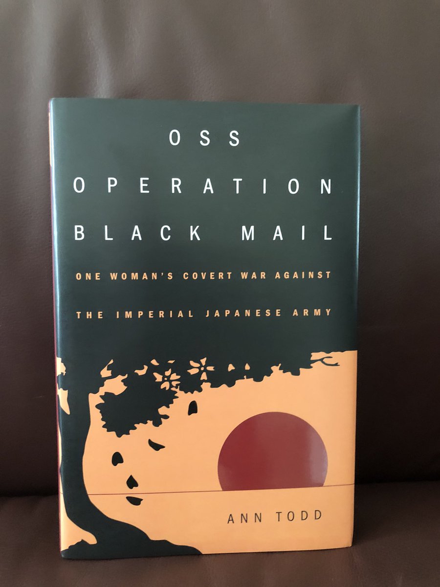 Today’s 2 books on a specific topic—intelligence in World War II:“Destination Casablanca: Exile, Espionage, and the Battle for North Africa in World War II” by Meredith Hindley“OSS Operation Black Mail: One Woman’s Covert War Against the Imperial Japanese Army” by Ann Todd