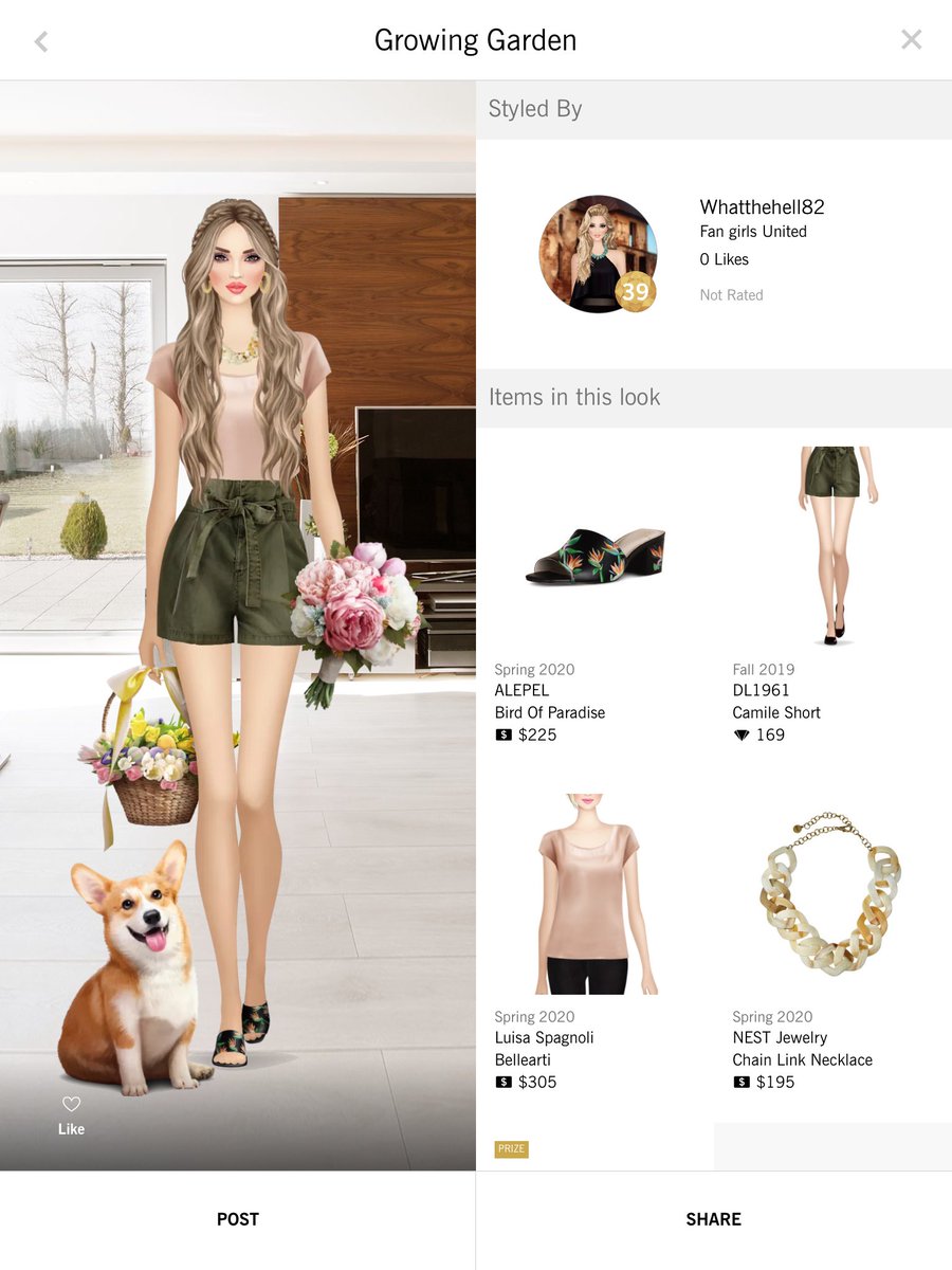 SCeppos's tweet photo. #PlayApartTogether playing Covet Fashion https://t.co/WnGI6dxqQv