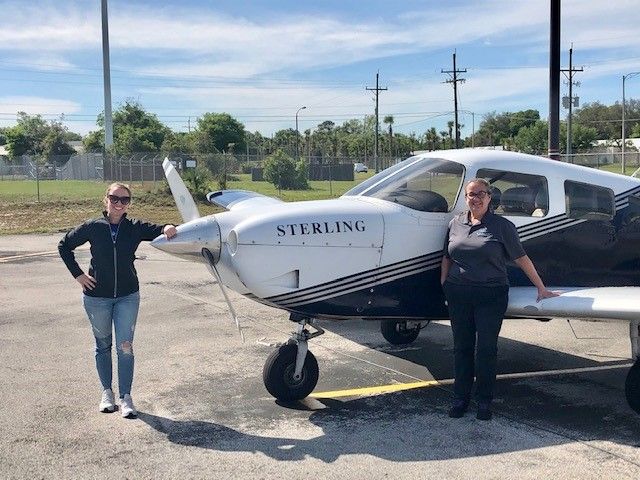 Let's start the week off with happy news and congratulate our student Sonia for passing her CFI AND CFII checkrides within the past two weeks. Sonia, we believe you were born to fly!! 👏 #soarwithsterling #cfi #cfii #flightschool #flightlessons