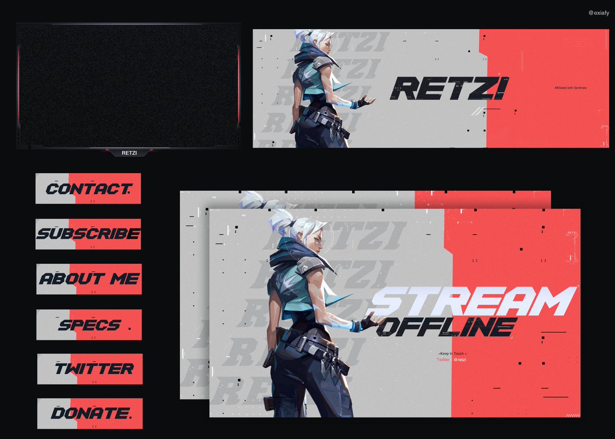 exiafy's tweet image. Full Twitch Package for @retzi [client-work]

Support Appreciated ✨

Check out more of my stuff: exiafy.com