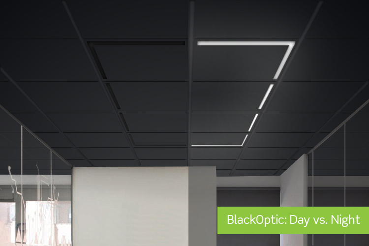 Viscor_social's tweet photo. Viscor’s custom color paint options combined with our Black Optic lens series can flawlessly match any architectural black ceiling. 
Create a uniform look in the ceiling during the day while providing quality light at night. Connect with your local Viscor Rep for more details. https://t.co/rVzn9Ml8fH