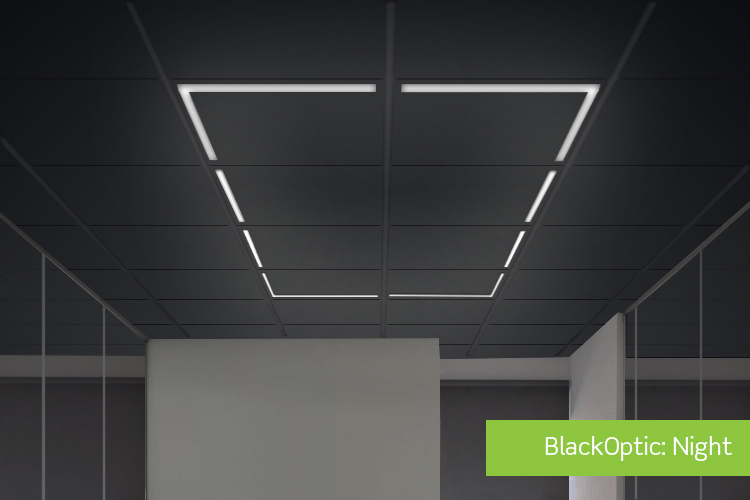 Viscor_social's tweet photo. Viscor’s custom color paint options combined with our Black Optic lens series can flawlessly match any architectural black ceiling. 
Create a uniform look in the ceiling during the day while providing quality light at night. Connect with your local Viscor Rep for more details. https://t.co/rVzn9Ml8fH