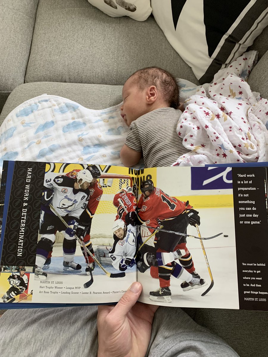 TayZillaMane's tweet photo. Hoping if I read this to him enough, the words of the great @mstlouis_26 will stick with him #GoBolts #messyhairmonday https://t.co/qXImey6m6U