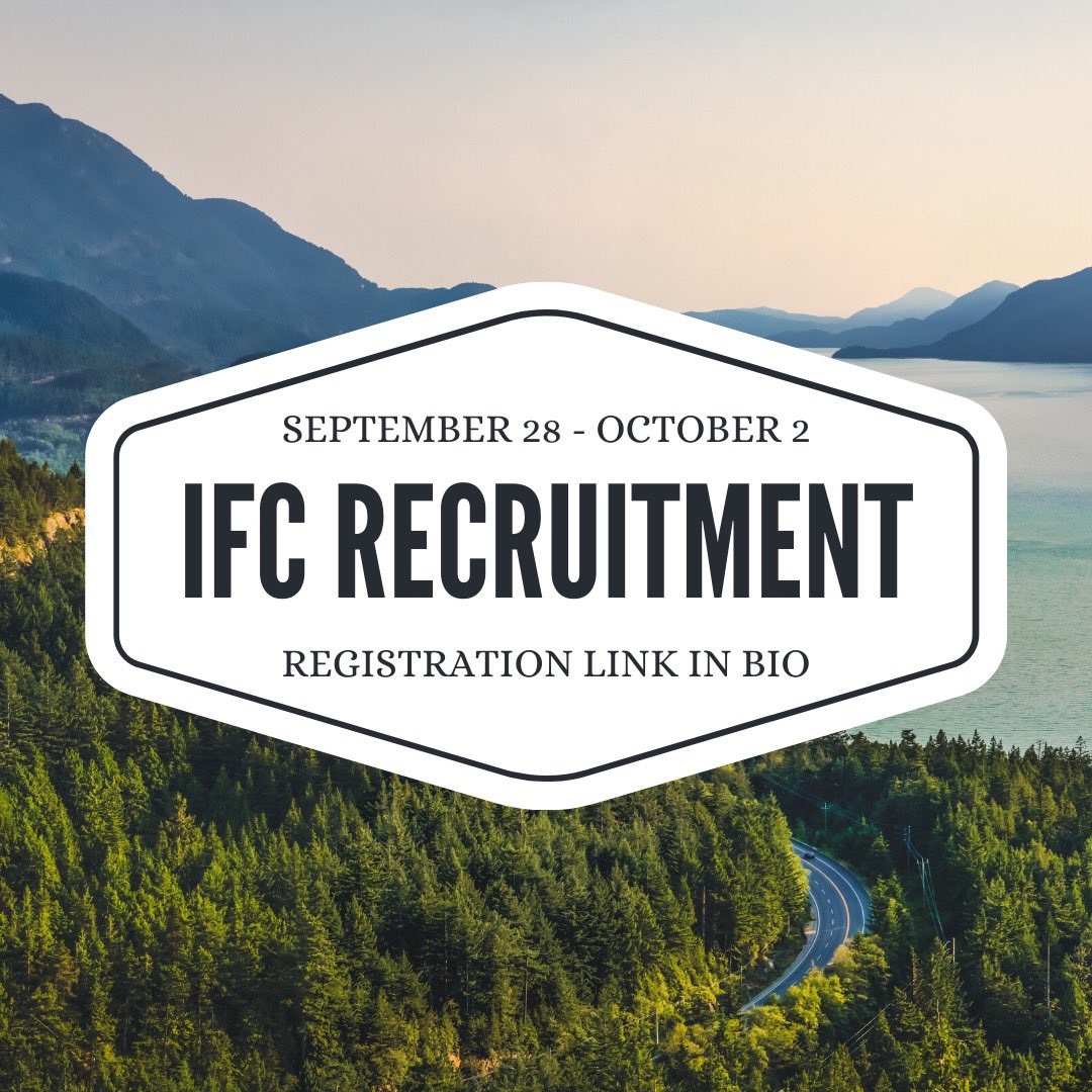 CPC and IFC recruitment registration links are now live! Links are in our bio 🎉