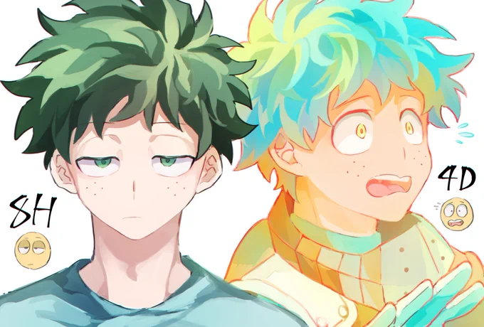 #リプ来た番号の表情を描く
残りの?くん
リプありがとうございました! 