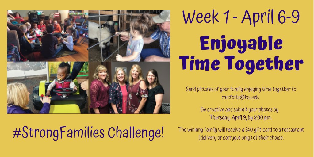 Join the #StrongFamilies Challenge!  For more information, please go to frontierdistrict.k-state.edu/family/strong-…

#FCSTime2Shine #FrontierExtensionDistrict
