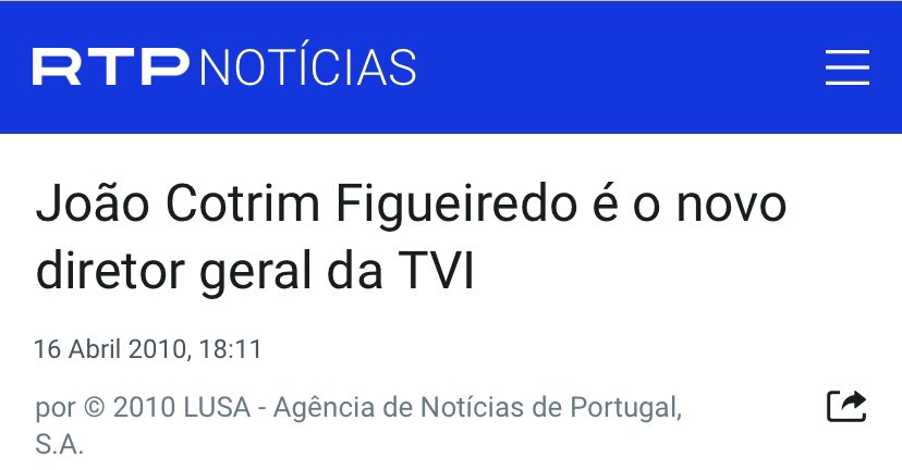 UmaPaginaSocial's tweet photo. Indivíduo que foi director da TVI, no país da Cofina e do grupo criado pelo co-fundador do PSD e que tem dois jornais (Observador e ECO) criados para servirem de megafone ao programa do seu quadrante político foi a um programa de humor queixar-se de tratamento injusto nos média. https://t.co/w19x5MsOAh