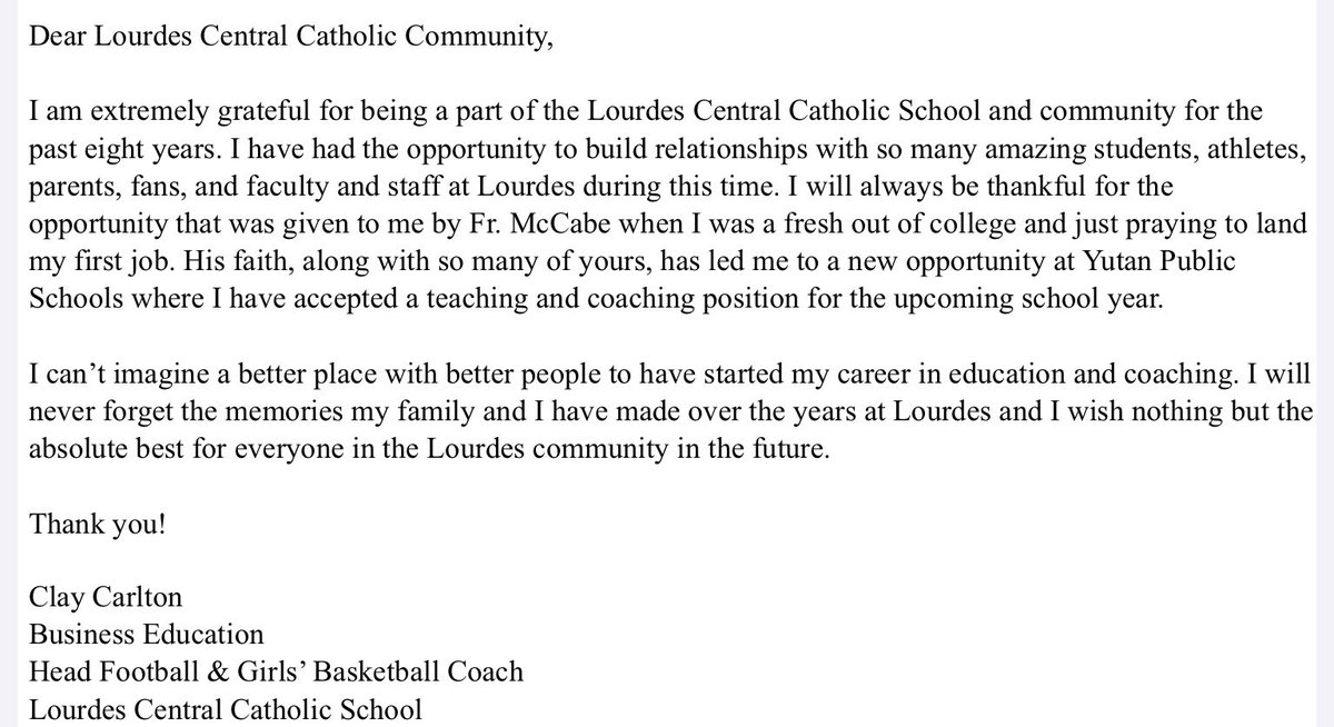 Thank you LCC for everything!