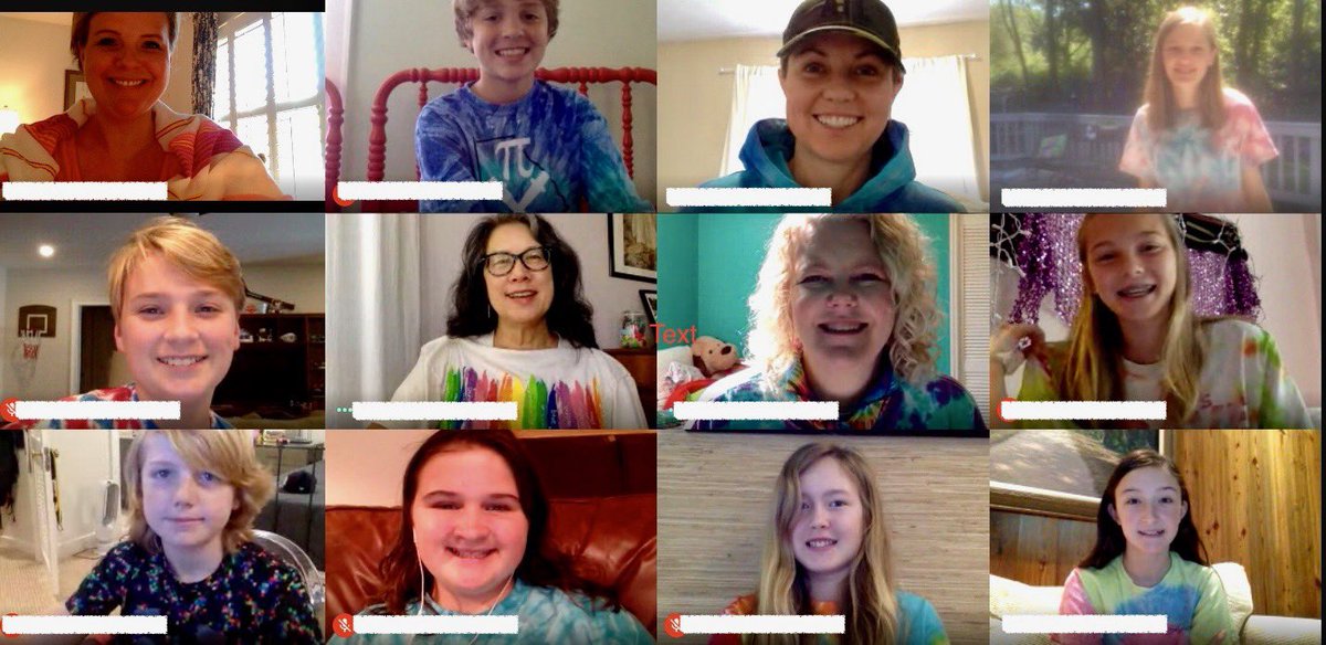 annreidyoung's tweet photo. #Trinity6th mixes things up on the first day of Trinity spirit week with tie-dye &amp; rainbow colors 🌈 💙🙌#TrinityLearns https://t.co/5q7ysqqXtD