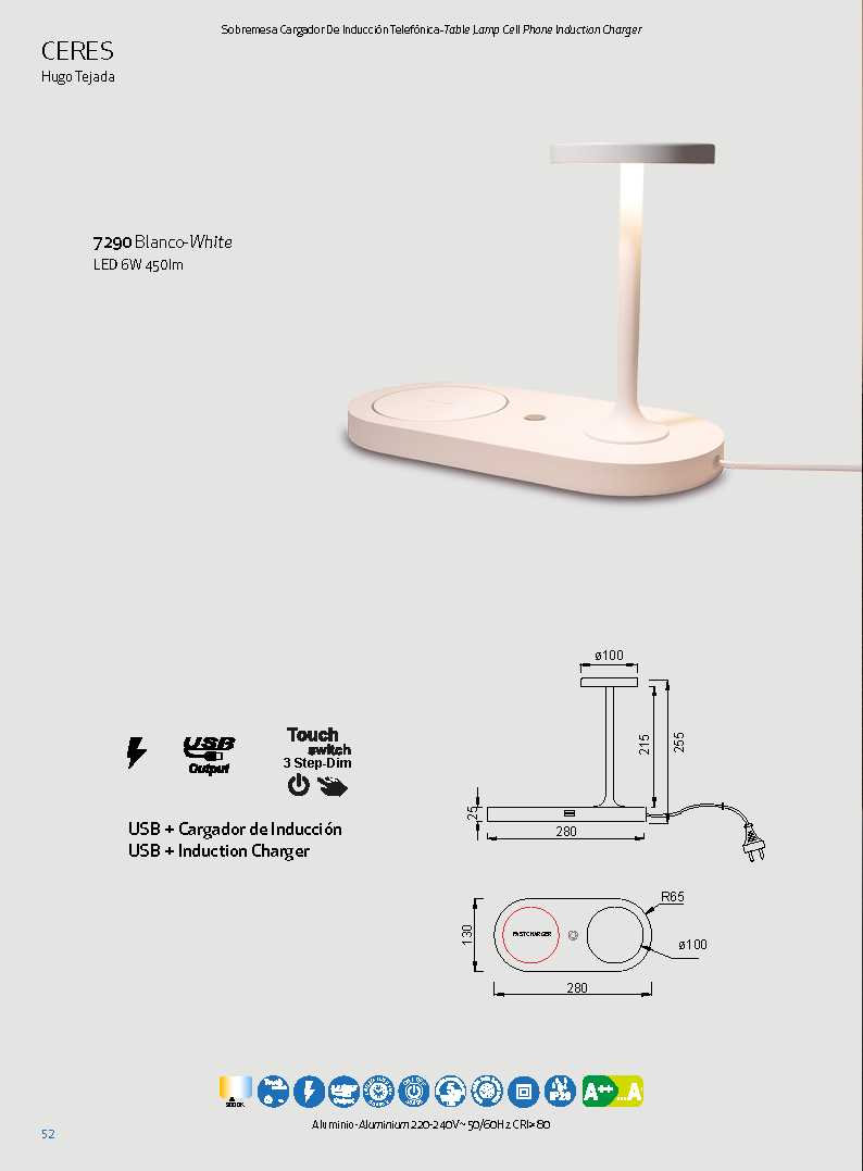 mantraco's tweet image. CERES📱 By Hugo Tejada Studio
#NOVEDADES_TÉCNICO
LÁMPARA SOBREMESA CON CARGADOR WIRELESS 
👏👏👏
7290-Blanco 7291-Negro
Sobremesa LED 6W 3000K
Con cargador de inducción telefónica y USB
#spaindoesdesign #design #interiorsfromspain #somoslighting #lighting #light #lightingdesign
