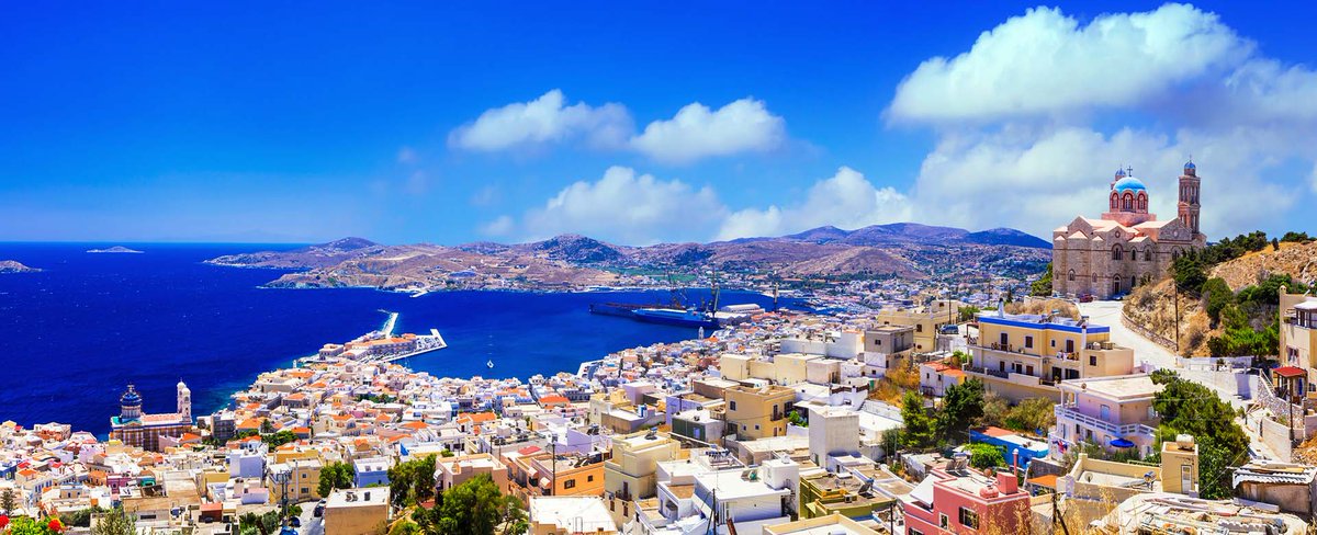sandreefresort's tweet photo. A crewed #catamaran #charter delivers the ultimate vacation on the water aboard your own private catamaran.

Destination: #Syros.  The "lady" of the #Cyclades. Marble squares, imposing neoclassical mansions, cosmopolitan aura, time travel.

https://t.co/Fg3OX5kOli https://t.co/NPEDBZq818