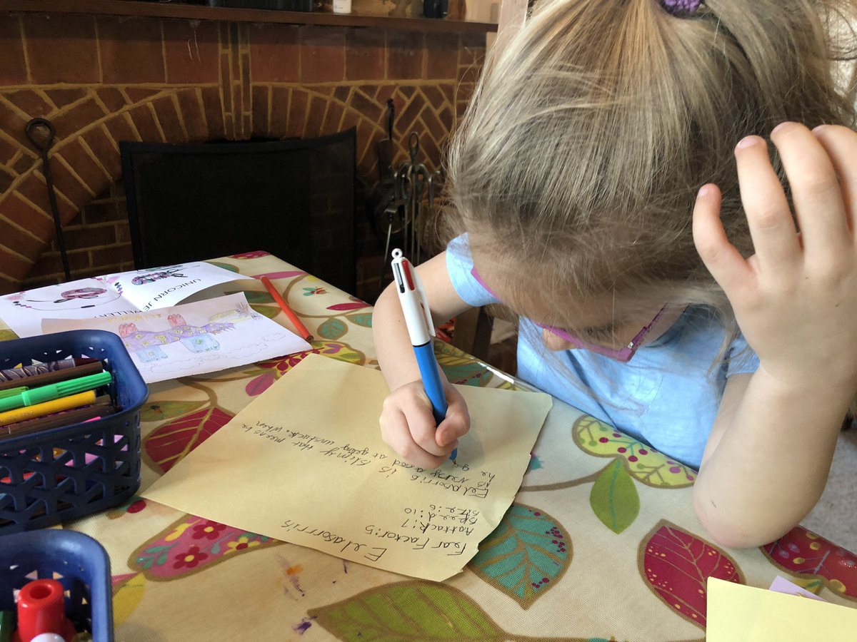 Amélie (6) created this colourful beast. #CreateWithCress