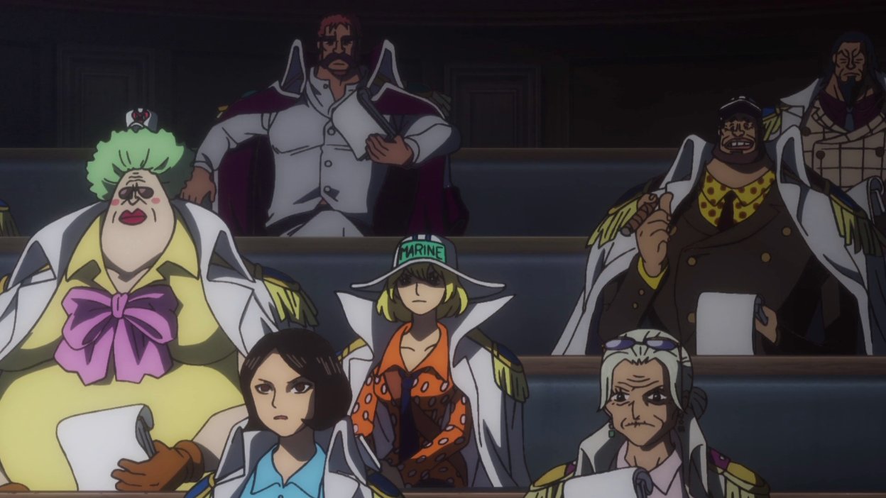 Jackson on X: Mixed in with the Vice Admirals needed for a Buster Call, we  have not quite canon Momousagi & Tokikake, and Jonathan of G8 Arc fame.  #OPStampede  / X