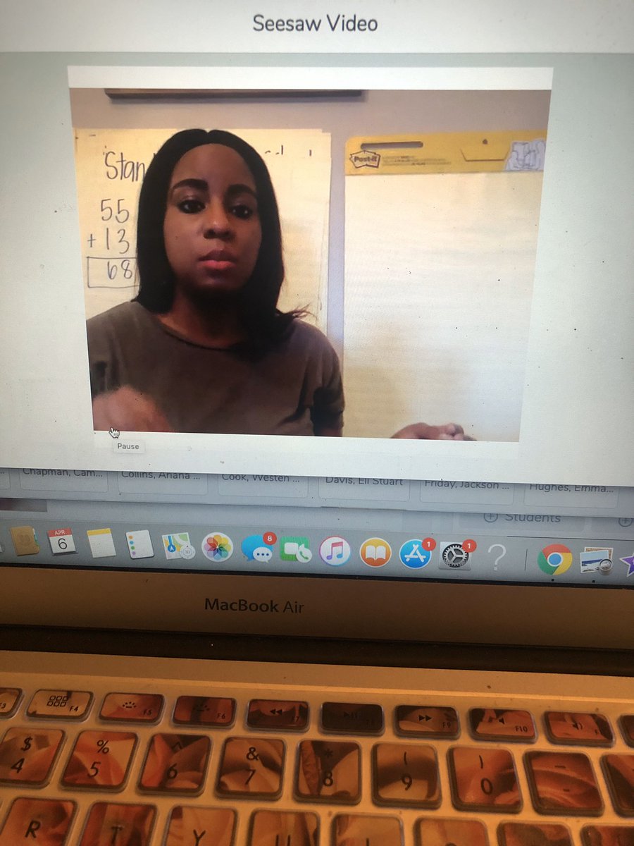 misscynwhiten's tweet photo. First day has been great! I miss my friends so much but I’m glad I can still virtually see them everyday. We’ve been hanging out (Google Hangout), FlipGrid’n, & sharing our learning on Seesaw!! Cheers to being innovative and creative. #PRSStrong #PRSFirstDayBack #PikeRoadWay 💕🍎 https://t.co/VfBY1jZXeP