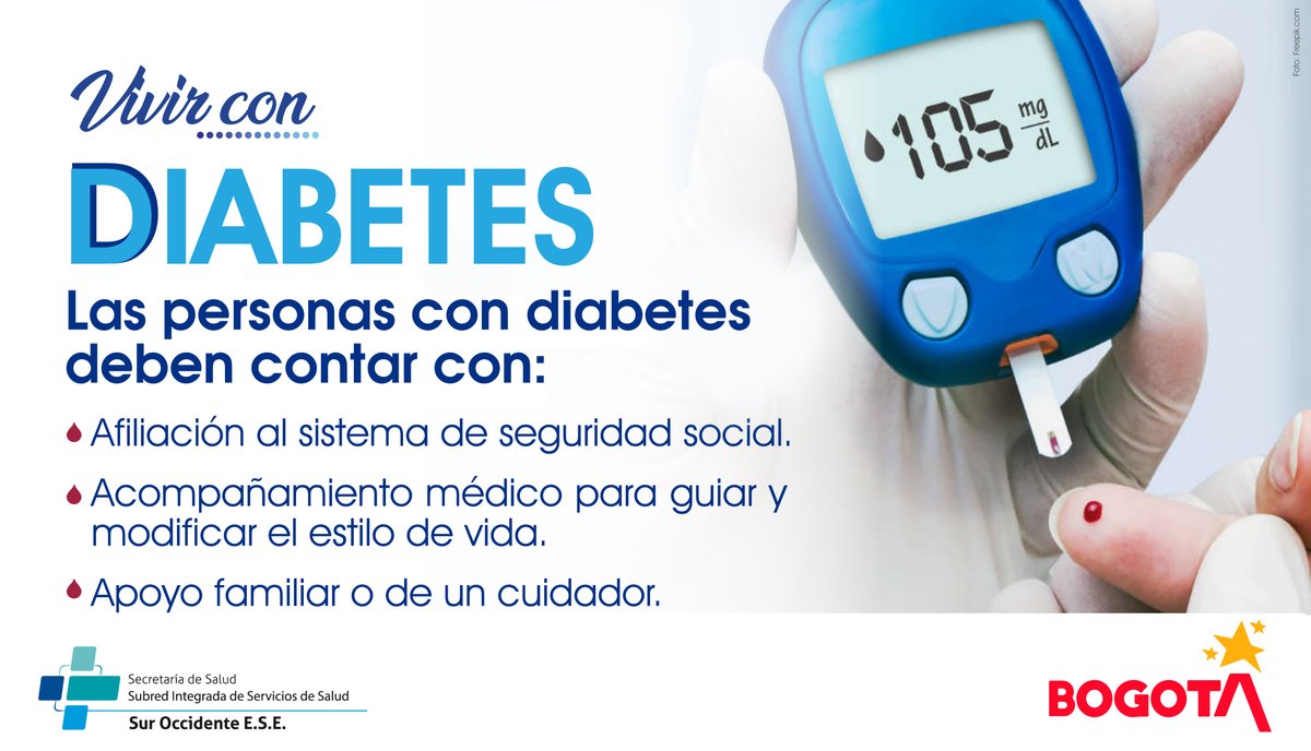 SubRedSurOcci's tweet photo. Si a ti o un familiar les han informado que tienen diabetes, deben tener en cuenta estas recomendaciones #VivirConDiabetes https://t.co/3sbBukqLks