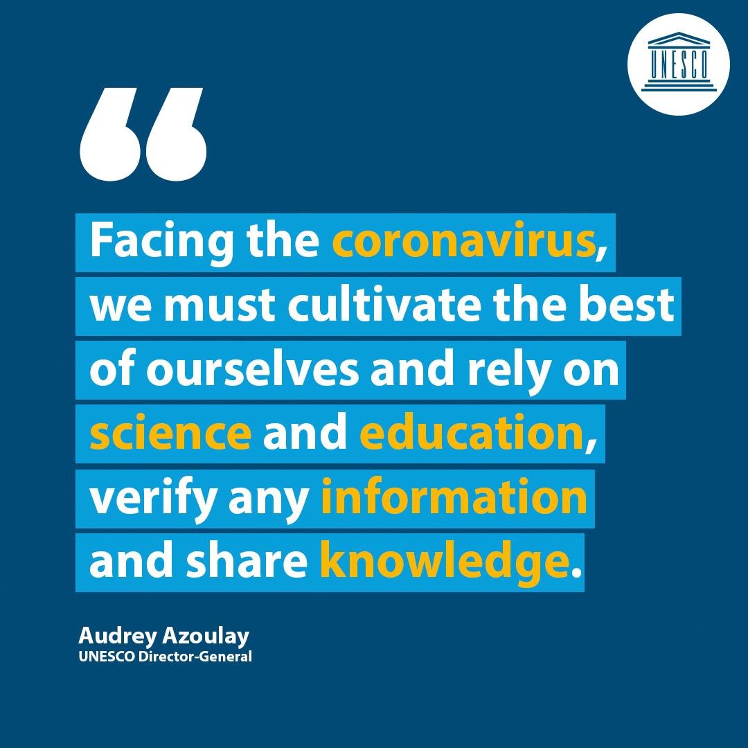 The fight against coronavirus needs science, not stigma.
It calls for facts, not fear.
Together, we will defeat COVID-19.
 #COVID19 #coronavirus #ShareKnolwedge #ShareSciences #ShareInformation