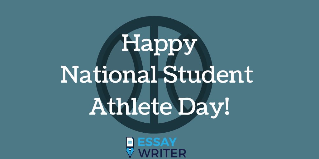 Myperfectpaper_'s tweet photo. To all the students that work hard indoors and outdoors! 

#NationalStudentAthleteDay #MondayMorning #MondayMotivation #free #Essay #writers https://t.co/wVshkAheAI