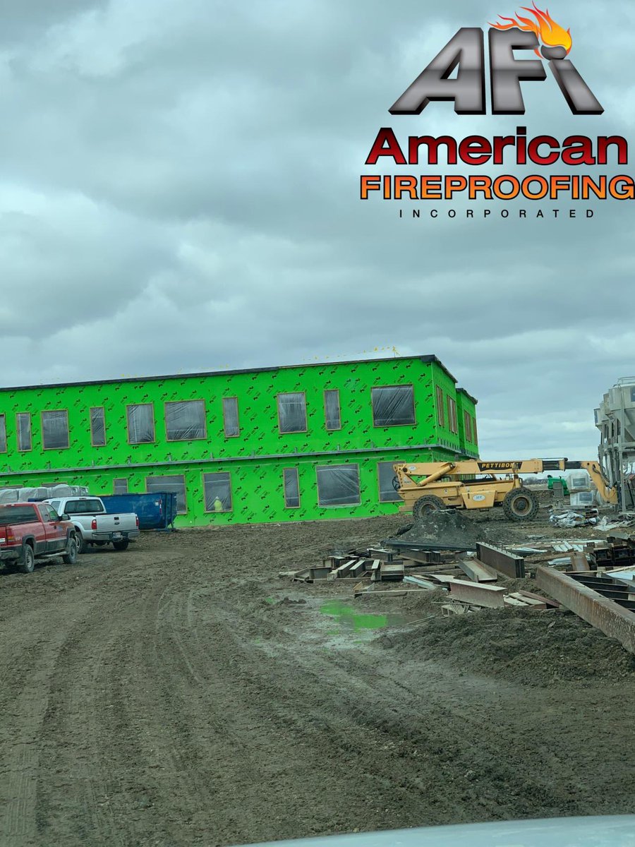 AFireproofing's tweet image. #MotivationMonday Progress shots from our AFI team providing the #sprayappliedfireproofing scope at our Linn-Mar Intermediate School Project in Marion, IA with #LarsonConstruction. We are spraying @Isolatek #CAFCO 300.
#fireproofing #fireproof #fireproofingcontractor @IBAmerica