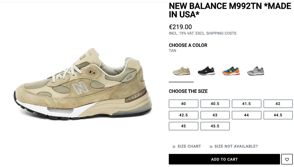 Sole Links On Twitter Ad New Balance 992 Og Tan Dropped In