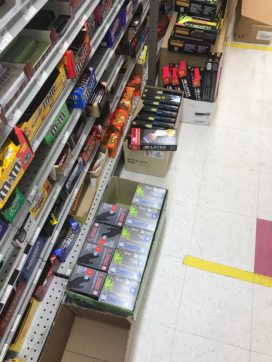 Standard5n10Ace's tweet image. Monday's Ace Hardware delivery brought a lot of cleaning chemicals (including wipes) and gloves. AND RZ filtration Masks in size XL only, limited supply.

Thank you for shopping with us for your #EssentialRetail needs. We are open 8am-6pm M-F (9-6 S-S) #Covid19 #WashYourHands