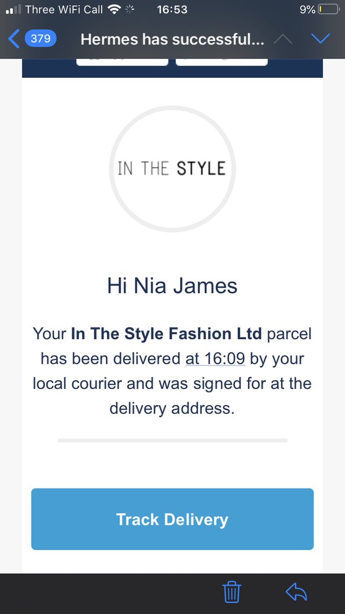 NiaJames93's tweet photo. @Hermesparcels please explain this.... yet I’ve been here/ at home and there’s been no delivery and no parcel anywhere around the property. https://t.co/ZzRhsA53Eh