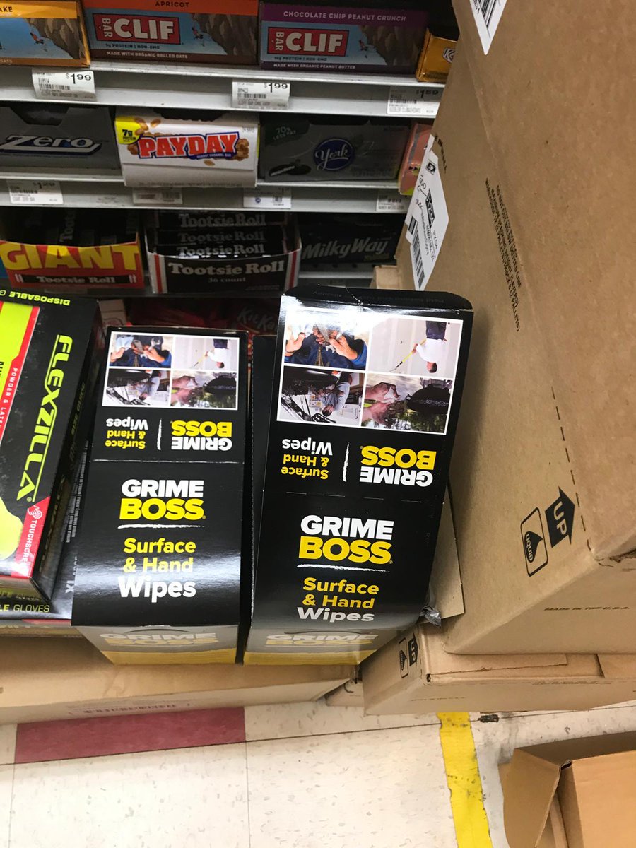 Standard5n10Ace's tweet image. Monday's Ace Hardware delivery brought a lot of cleaning chemicals (including wipes) and gloves. AND RZ filtration Masks in size XL only, limited supply.

Thank you for shopping with us for your #EssentialRetail needs. We are open 8am-6pm M-F (9-6 S-S) #Covid19 #WashYourHands
