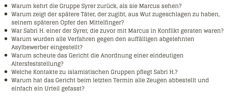 ein_prozent's tweet photo. Es gibt viele Ungereimtheiten im Fall #MarcusH.
In unserer aktuellen #Recherche fassen wir einige entscheidende Fragen zusammen, die unbeantwortet sind.
Zum Blog: https://t.co/4WhobqziiO
@Bild, @jungefreiheit, @FreilichMagazin, @COMPACTMagazin, @Info_DIREKT, @DieTagesstimme https://t.co/ElE449WQ57