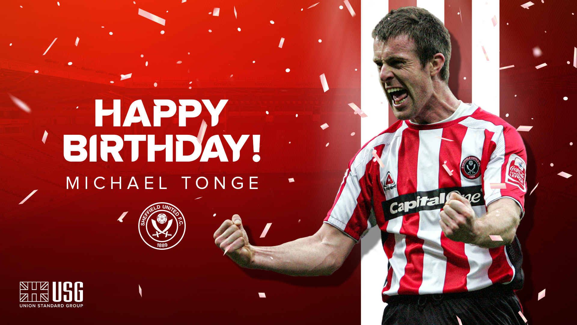Happy Birthday to former Blades midfielder, Michael Tonge 