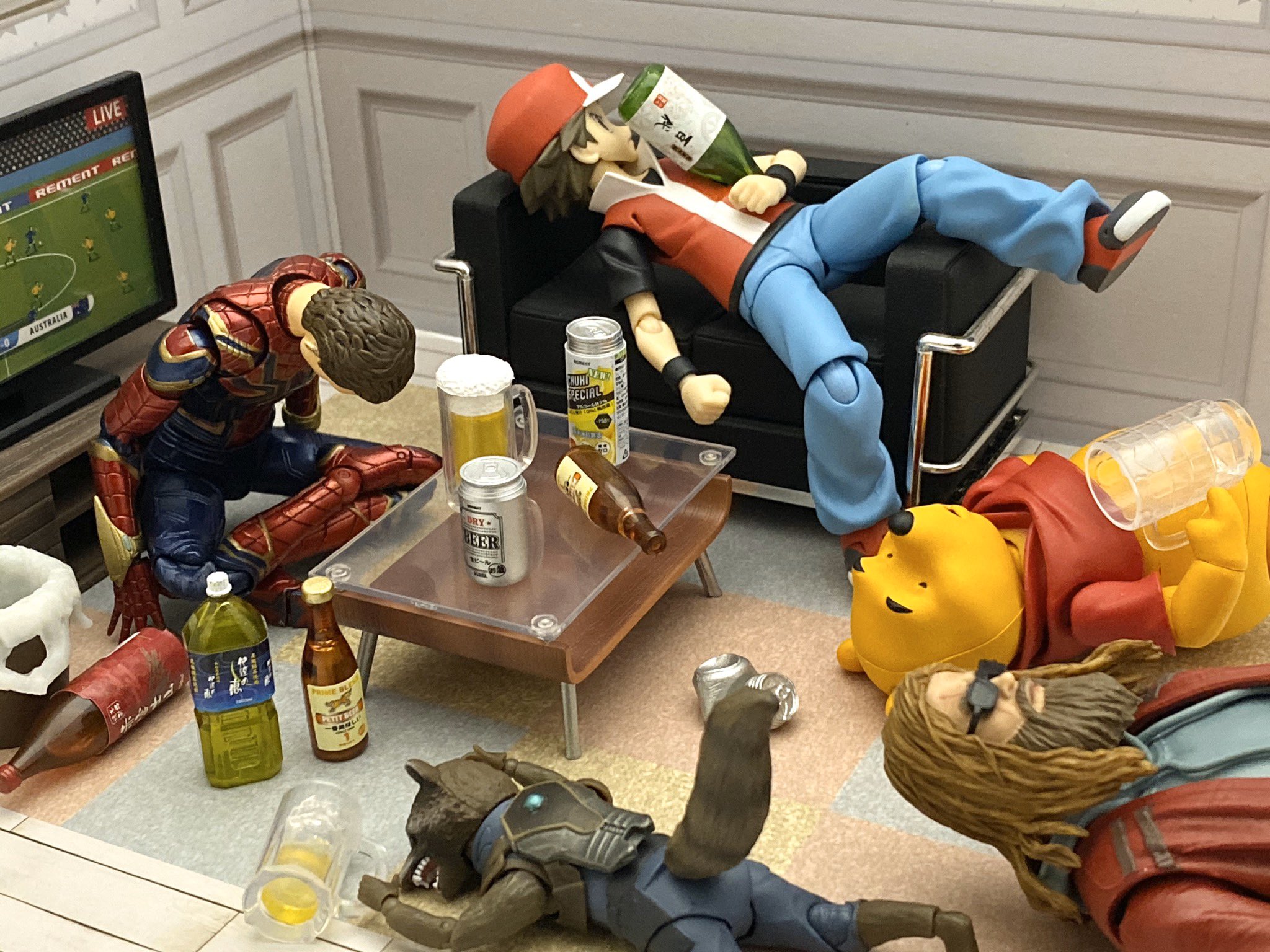 Taka おもちゃ撮影会 テーマ 酒 アルコール お酒を覚えたての大学生 宅飲みの結果 T Co Ivwkf6x7wt Twitter