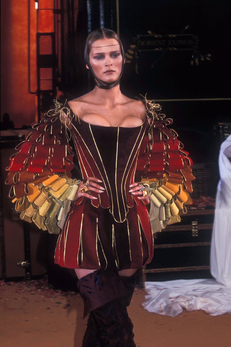Nathan on X: christian dior haute couture 'maasai' s/s 1997, john  galliano's grand debut collection for the house  / X