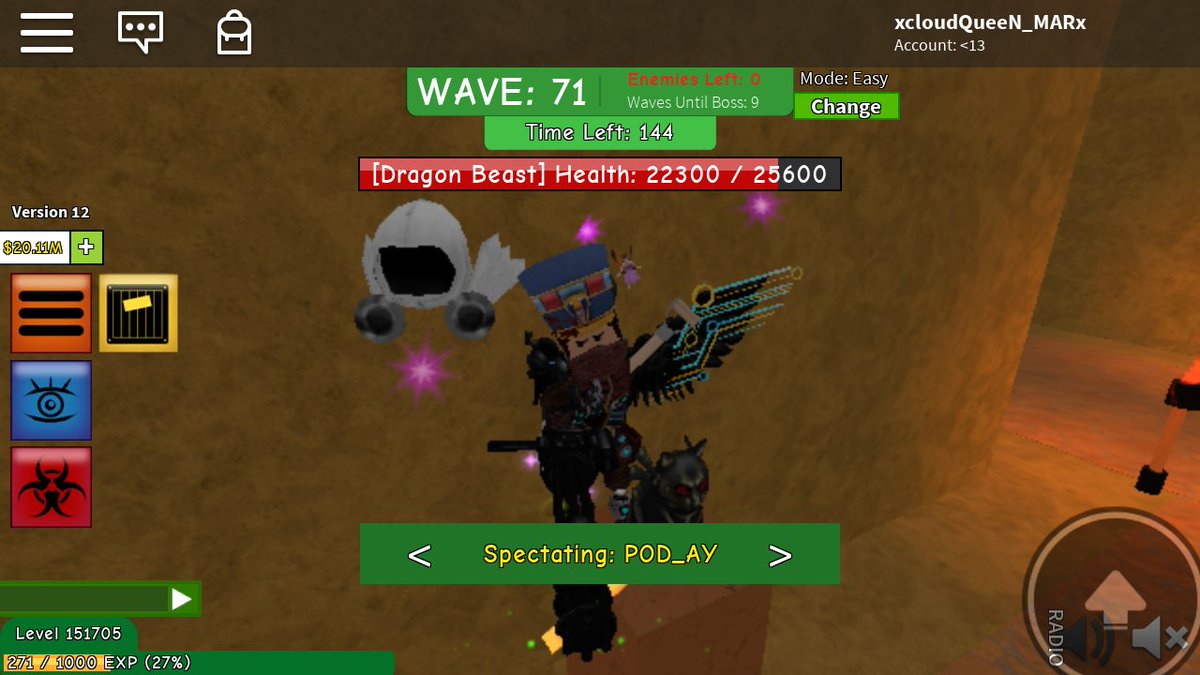 ZLegion1's tweet photo. Z Legion 
Pyramid Record 125
zombieattackRoblox
@Roblox https://t.co/RScCU5hv4k