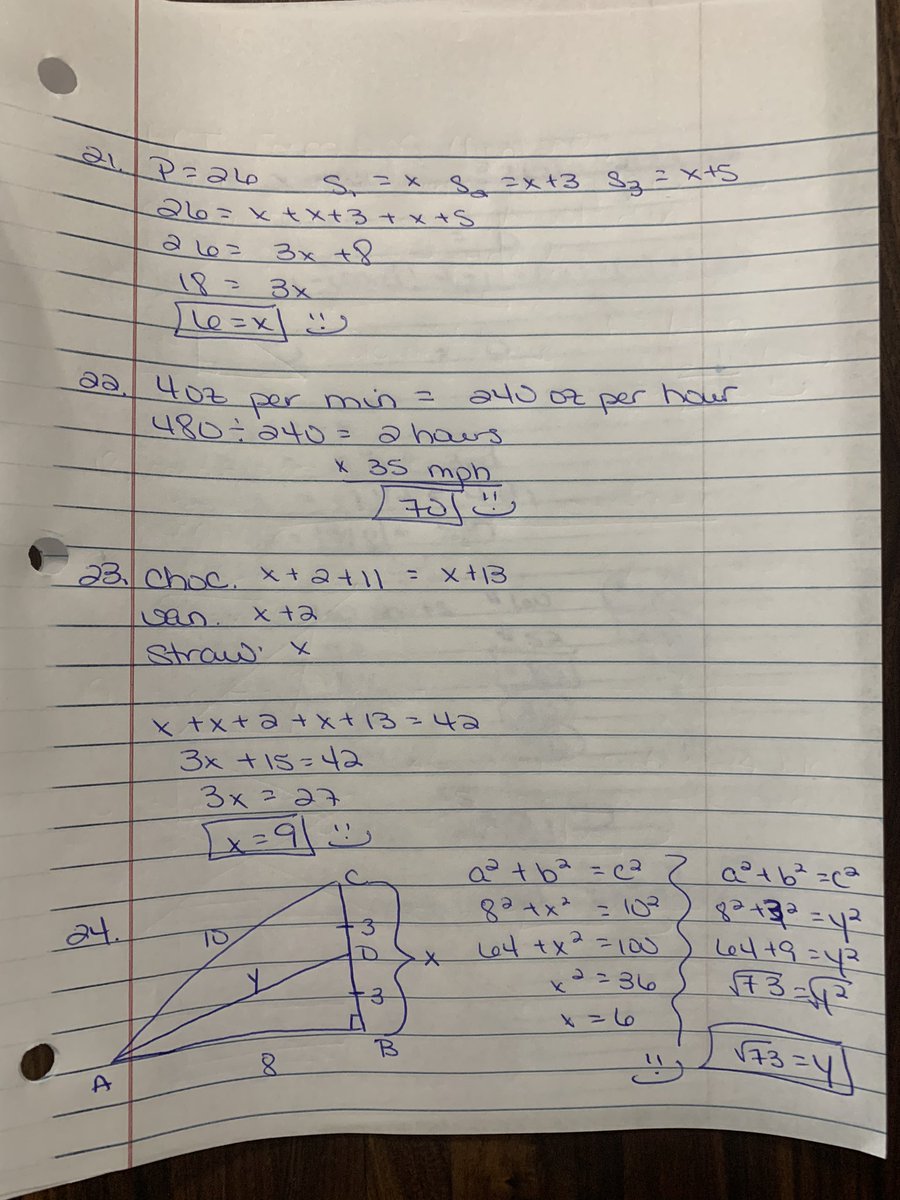 MCEMTHDept's tweet photo. PreCalc: ACT Form A09 April 2018 notes problems 17 - 33. Here are the next set of notes. Please use these to help you through the next set of problems. Use these to grade yourself and for understanding. If you have questions or need help, please ask. https://t.co/M4AI6GOSYD